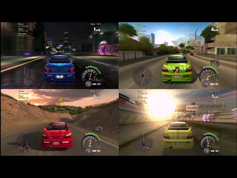 Видео: SRS Прохождение Вся серия Субару #2 Street Racing Syndicate