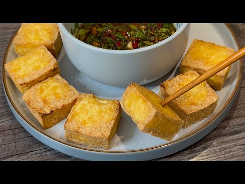 Видео: Главное в приготовлении хрустящего тофу во фритюре — это не масло, а вода!