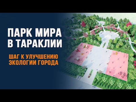 Видео: Парк Мира в Тараклии: шаг к улучшению экологии города