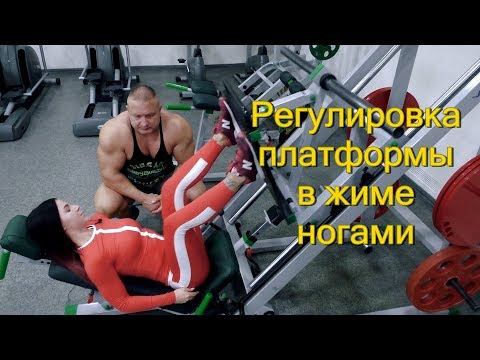 Видео: Регулировки жима ногами с травмой коленного сустава