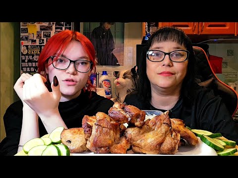 Видео: Мукбанг | Шашлыки из свинины | Обжор Асмр 
