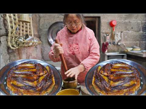 Видео: Примитивный китайский рецепт свиного жира | Самая вкусная сельская кухня