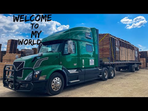 Видео: Рабочие будни на флетбеде. Везу ульи из Калифорнии в Луизиану. Дальнобой по США.