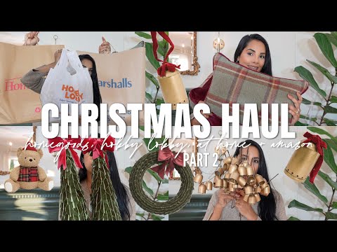 Видео: РОЖДЕСТВЕНСКИЙ ДЕКОР: Hobby Lobby, Homegoods, At Home и Amazon 2025