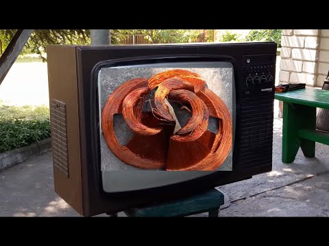 Видео: Телевизор на металл. Поиск меди и золота