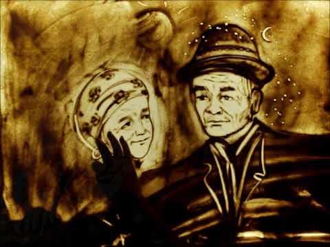 Видео: Әке мен Ананы еске алу, суретші Жаркешова Айжан, песочное шоу