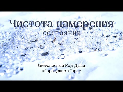 Видео: Чистота намерений #состояние #СКД #эликсирысостояний #Гарат