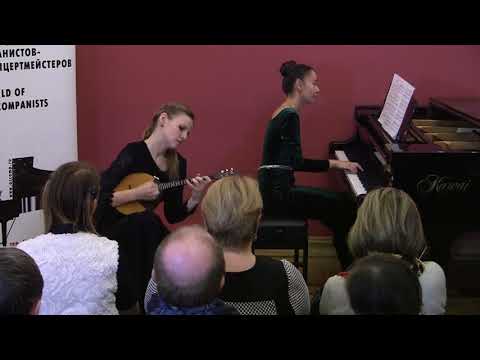 Видео: А.Цыганков, "Перевоз Дуня держала". Исп. Д.Новикова (домра), А.Давыдова (ф-но)