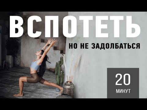 Видео: Пропотеть Но Не Задолбаться)) vinyasa flow yoga на 20 мин