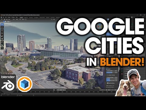 Видео: БЕСПЛАТНОЕ дополнение для Google Maps Cities в Blender!