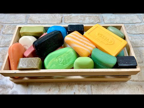 Видео: SEIFE SCHNEIDEN ASMR soap cutting Резка мыла АСМР мыло #relaxtime