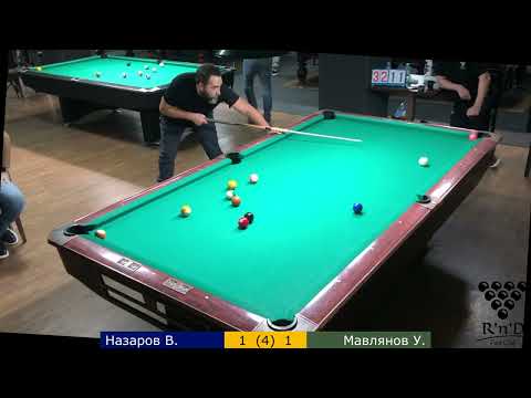 Видео: Назаров В. – Мавлянов У. «8». Полуфинал. 17.11.2024. Roll'n'Draw Pool Club