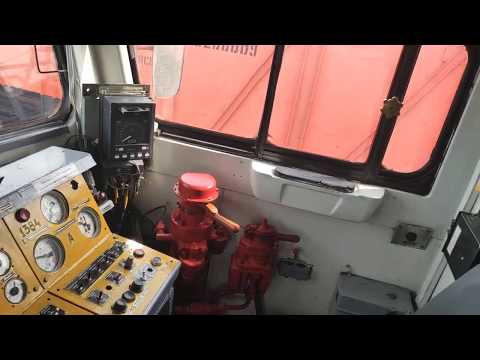 Видео: Пришел тепловоз с ремонта... недоделали немного...