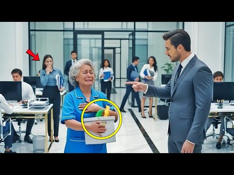 Видео: Менеджер уволил бедную 65-летнюю уборщицу… но не знал, что она была генеральным директором