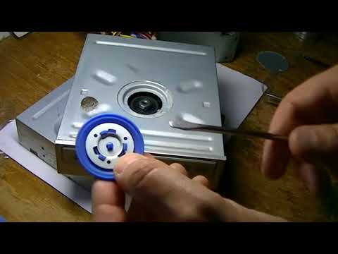 Видео: Быстрый ремонт DVD-привода,не выезжает лоток диска.
