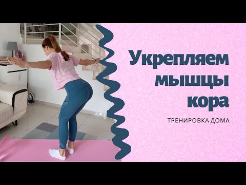Видео: Тренировка кора дома. Как укрепить мышцы корпуса? Упражнения для спины и преса.
