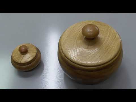 Видео: Сахарницы из дуба, для дорогих гостей и хозяев дома.