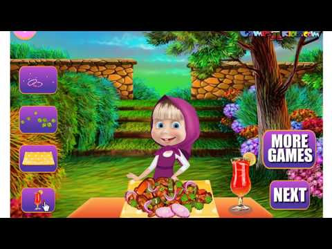 Видео: Прохождение игры. Маша - Шеф-Повар. Подборка. Маша и Медведь. Компиляция. Игры мультики.