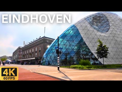 Видео: Автотур 4K: Эйндховен Нидерланды 🇳🇱 | Путешествие по Городу