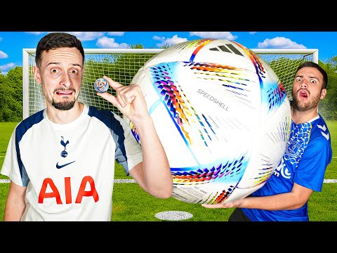 Видео: САМЫЙ МАЛЕНЬКИЙ В МИРЕ ПРОТИВ САМОГО БОЛЬШОГО ФУТБОЛ