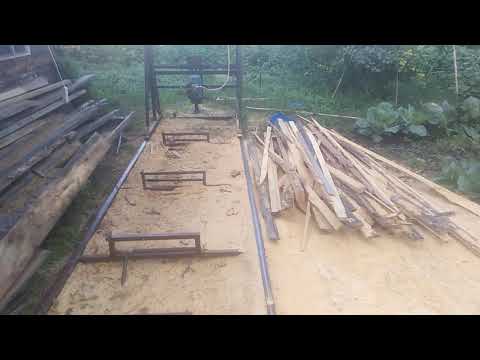 Видео: Пилорама дисковая 2,2 кВт 3000 оборотов 220вольт