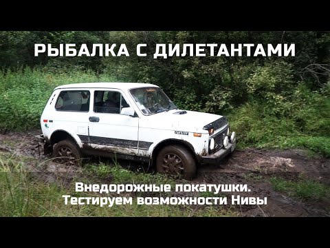 Видео: Покатушки по бездорожью. Первый опыт на неподготовленной НИВЕ. ВАЗ 2121