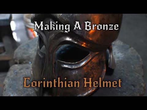 Видео: Изготовление бронзового коринфского шлема — Сборка греческих доспехов