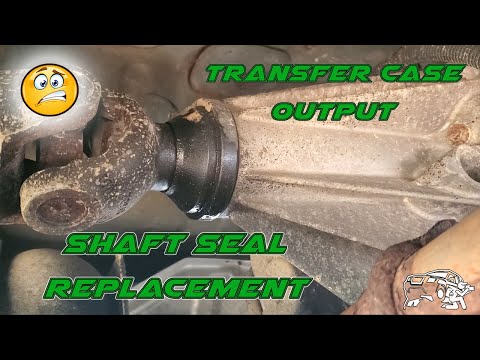Видео: Замена сальника выходного вала раздаточной коробки Nissan Xterra / Frontier