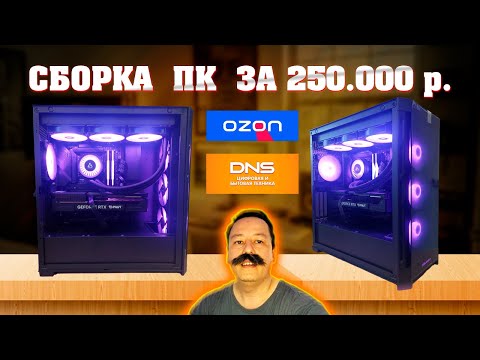 Видео: Сборка ПК за 250к из ДНС + Ozon. Компьютер за 250.000 рублей. Андервольт процессора Intel 13700KF