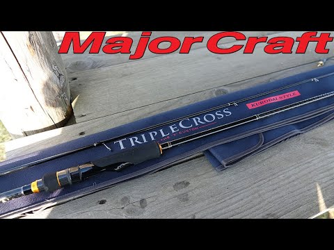 Видео: Major Craft Triple Cross Kurodai Style и "полосатый Лещ".
