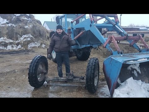 Видео: Модернизация МТЗ-80: ставим мост от МТЗ-82.