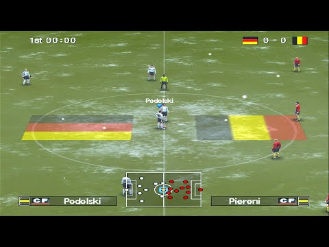 Видео: Pro Evolution Soccer 6 — Германия против Бельгии | PS2
