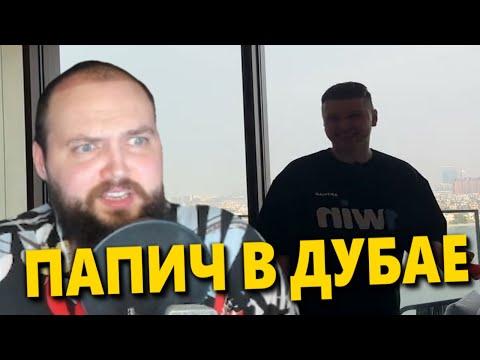 Видео: Бэбэй смотрит Дубайская Авантюра от Папича | Папич переехал в Дубай | Реакция Бэбэя