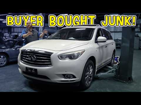 Видео: Обманут! Мой клиент только что купил умирающий Infiniti QX60. Что теперь?