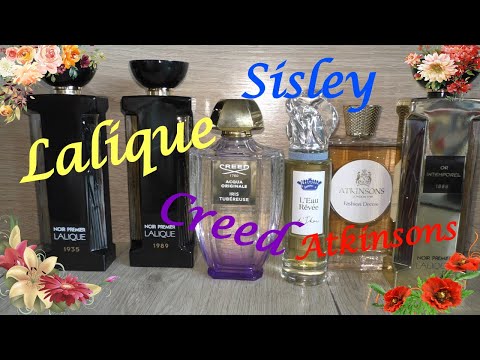 Видео: Новые ПАРФЮМерные фавориты😍Atkinsons/Sisley/Creed/Lalique🌹🍑🌺🌿☕