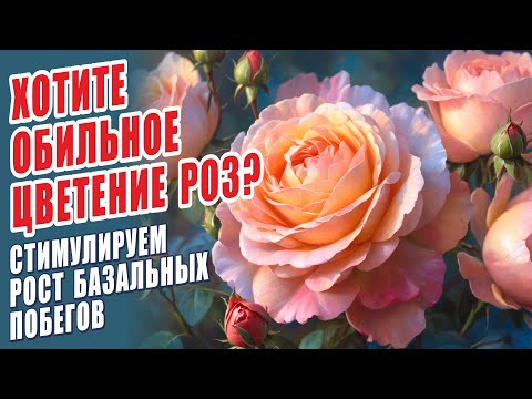 Видео: ХОТИТЕ ОБИЛЬНОЕ ЦВЕТЕНИЕ РОЗ? СТИМУЛИРУЕМ РОСТ БАЗАЛЬНЫХ ПОБЕГОВ. РОЗЫ В САДУ. УХОД ЗА РОЗАМИ.