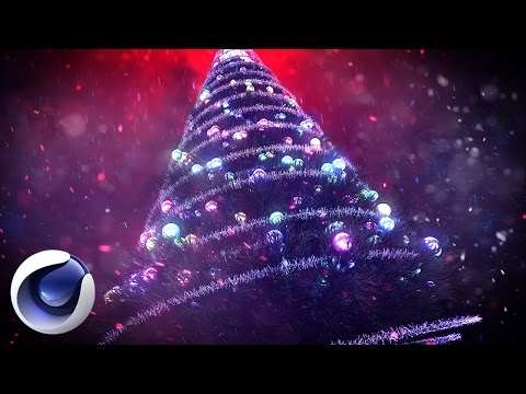 Видео: Новогодняя композиция 2016 в Cinema 4D