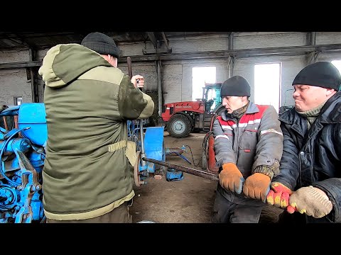 Видео: МТЗ 80 Полевая сварка Опять замок на ступице и как сработала "мясорубка" (5 часть)