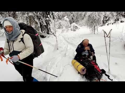 Видео: Лыжный поход ПВД - долина реки Смородина (9-10 декабря 2023)