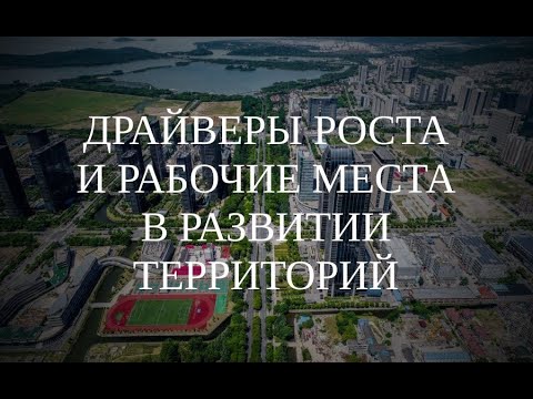 Видео: Вебинар "Драйверы роста и рабочие места в развитии территорий" (16.05.2024)
