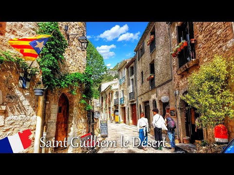 Видео: Сен-Гильем-ле-Дезер 🇫🇷 Самые красивые деревни Франции🌞 Пешеходная экскурсия по французским деревням🌷