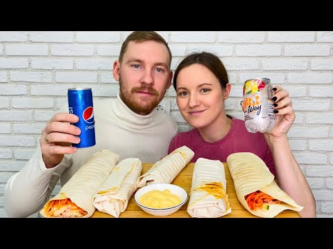 Видео: МУКБАНГ ШАУРМА ДОМАШНЯЯ MUKBANG HOMEMADE SHAWARMA СЫРНЫЙ СОУС ЛЭТУАЛЬ  ПРОМОКОД НА 1000 РУБЛЕЙ