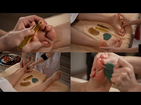 Видео: АСМР😴 Расслабляющий массаж стоп и ног для глубокого сна от Айгерим Жумадиловой