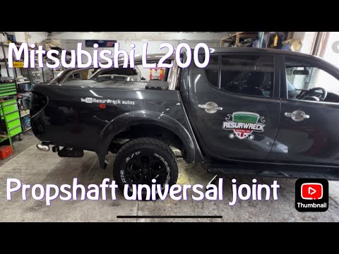Видео: Замена карданного вала Mitsubushi L200 UJ