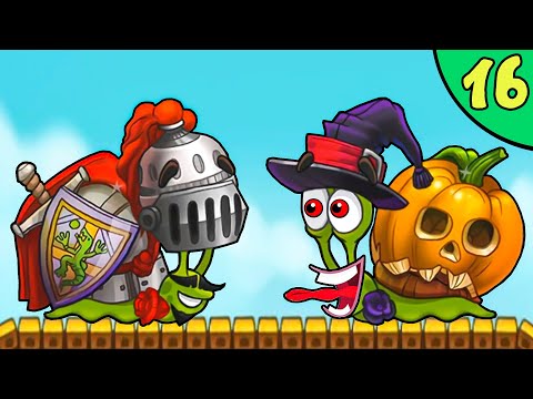 Видео: Несносный УЛИТКА БОБ 3. Серия 16. Рыцарь и тёмный маг. Игра Snail Bob 3 на канале Игрули TV