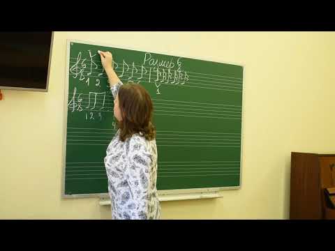Видео: Видео - уроки : Сольфеджио. Сложный размер 6/8