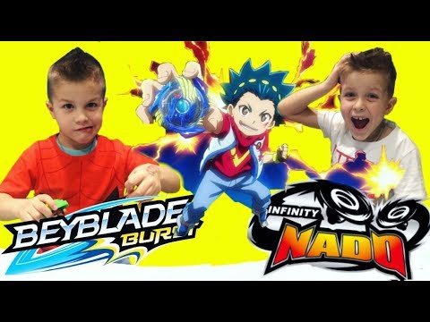 Видео: SUPER батл ИНФИНИТИ НАДО разрывает БЕЙБЛЕЙД БЁРСТ / Beyblade Burst VS  INFINITY NADO