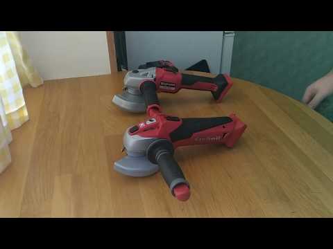 Видео: Болгара Einhell TC-AG 18/115 Li и Einhell Axxio. Обзор и тест. Часть 1.