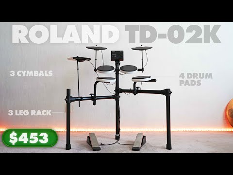 Видео: Это самая ДЕШЁВАЯ электронная ударная установка Roland | Roland TD-02K