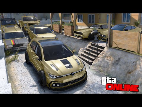 Видео: УГНАЛ КУЧУ ЗОЛОТЫХ ЧИТ ТАЧЕК И ОГРОМНЫЙ МОНСТР ТРАК У МАЖОРА ЗА 180 СЕК! БИТВА ВОРОВ В ГТА 5 ОНЛАЙН!